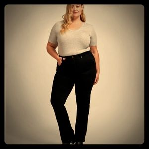 Universal Standard Marne Bootcut Black Jeans